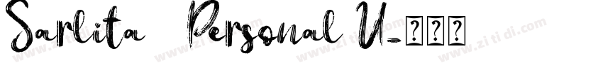 Sarlita   Personal U字体转换